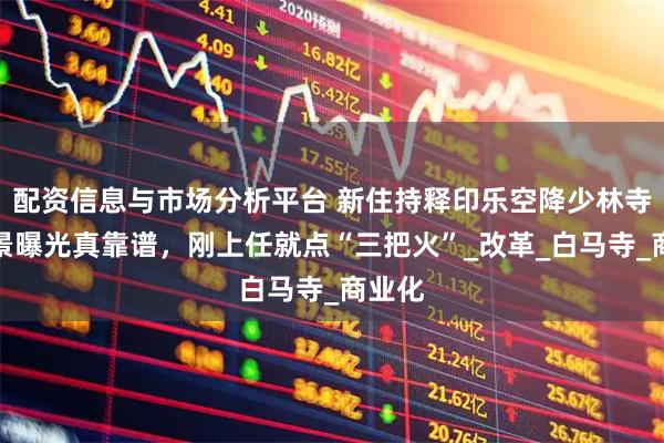 配资信息与市场分析平台 新住持释印乐空降少林寺，背景曝光真靠谱，刚上任就点“三把火”_改革_白马寺_商业化